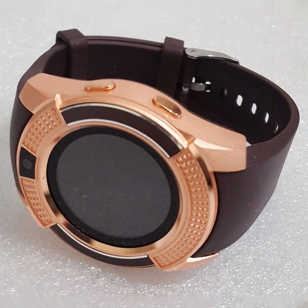 Умные смарт-часы Smart Watch V8. Цвет: золотой 00022429 фото