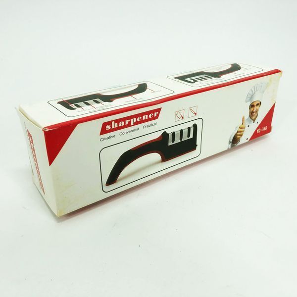 Професійна Ручна Точилка для ножів 3 рівня заточування Fast Sharpener RS-168 00019073 фото