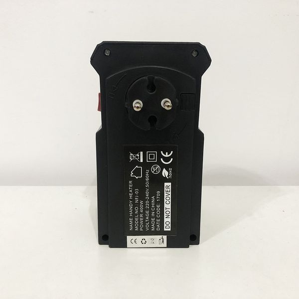 Портативный обогреватель Rovus Handy Heater Black 400 Вт, обогреватель дуйчик, бытовой тепловентилятор 00012588 фото