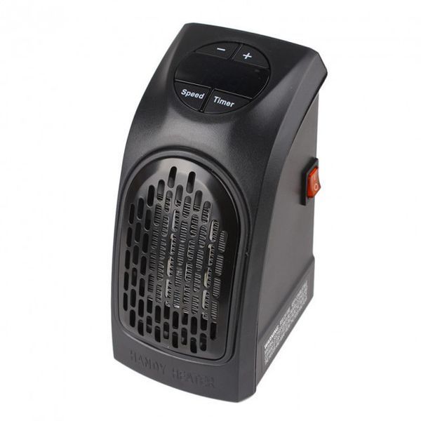 Портативный обогреватель Rovus Handy Heater Black 400 Вт, обогреватель дуйчик, бытовой тепловентилятор 00012588 фото