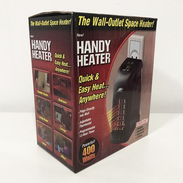 Портативный обогреватель Rovus Handy Heater Black 400 Вт, обогреватель дуйчик, бытовой тепловентилятор 00012588 фото