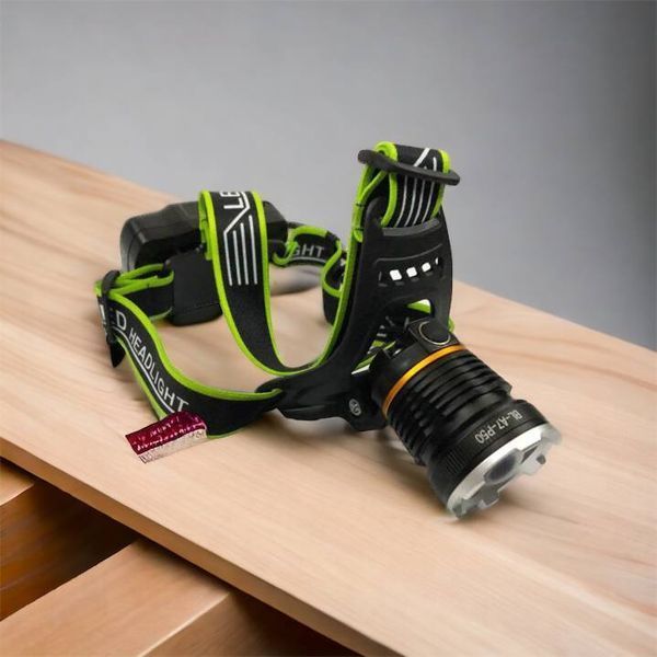 Налобный фонарь Bailong BL-A7-P50, zoom, microUSB, 2х18650, 3 режима, сверхмощный налобный фонарь 00022982 фото
