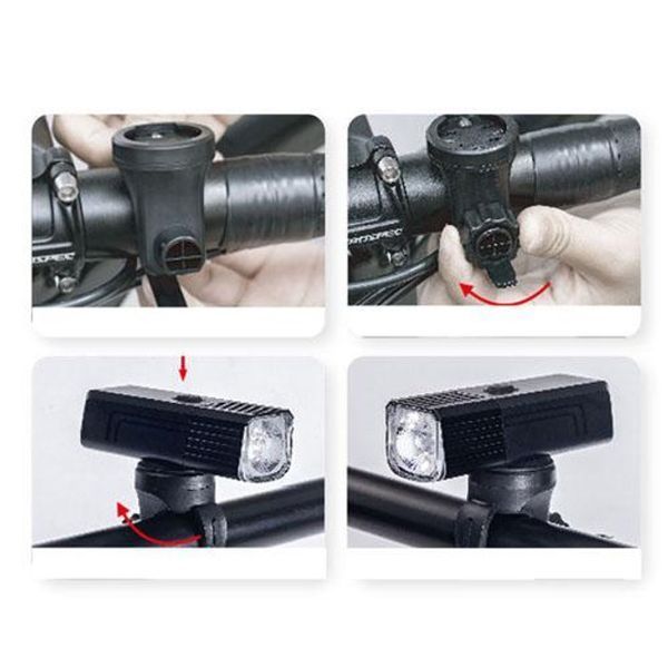 Велофара мощная LEADBIKE LD88-OSRAM 800LM, Долговечный велосипедный фонарь, Лед фара на велосипед 00016746 фото
