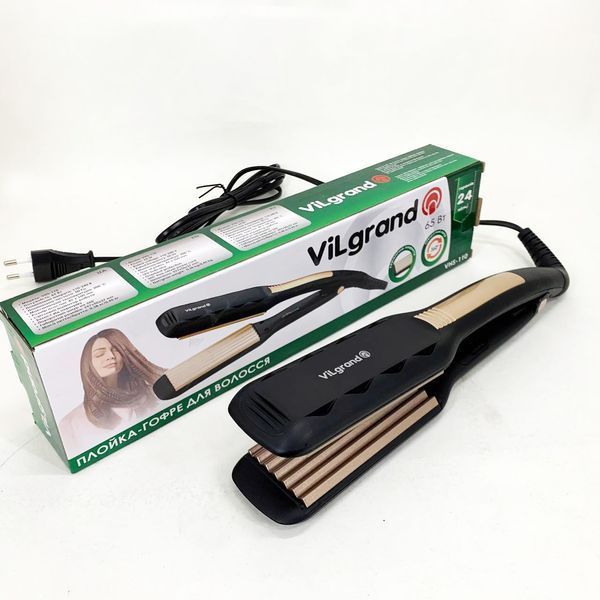 Плойка для волосся ViLgrand VHS-110. Колір: золотий 00014887 фото