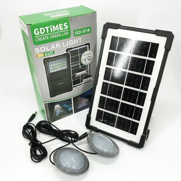 Сонячна станція портативна GDLITE GD-07А із сонячною панеллю та функцією Power Bank 00023040 фото