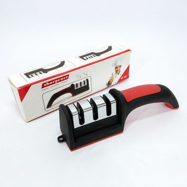 Професійна Ручна Точилка для ножів 3 рівня заточування Fast Sharpener RS-168 00019073 фото