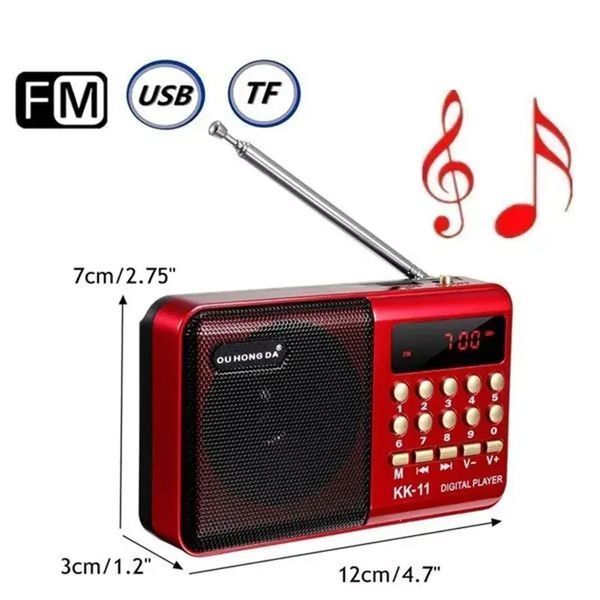 Портативне радіо з акумулятором,Bluetooth,TF/USB,FM, JOC-H011BT-L 00018058 фото