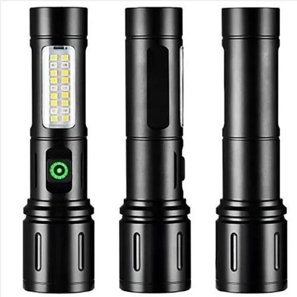 Кишеньковий ліхтарик PLD-603 White з LED-лазером PM10-TG+18SMD (білий+червоний), Лед ліхтар переносний 00023467 фото