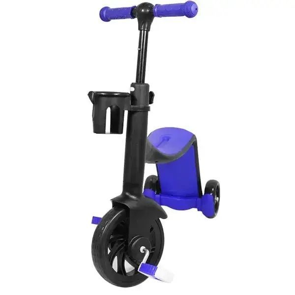Детский самокат трансформер беговел с корзинкой Best Scooter 3 в 1 00015916 фото
