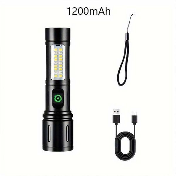 Кишеньковий ліхтарик PLD-603 White з LED-лазером PM10-TG+18SMD (білий+червоний), Лед ліхтар переносний 00023467 фото