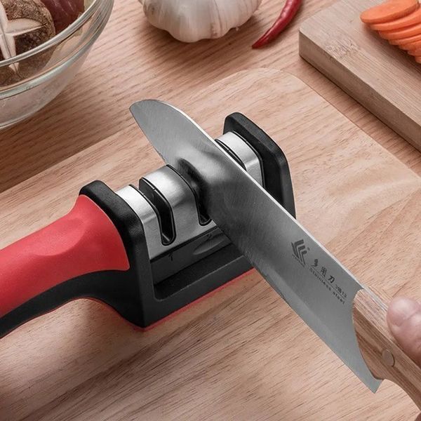 Професійна Ручна Точилка для ножів 3 рівня заточування Fast Sharpener RS-168 00019073 фото