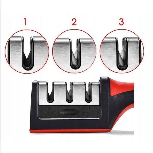 Професійна Ручна Точилка для ножів 3 рівня заточування Fast Sharpener RS-168 00019073 фото