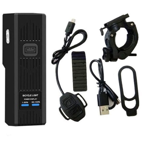 Велофара з сигналом Waterproof MT-007-T6 450Lum 18650 з виносною кнопкою Довговічний велосипедний ліхтар 00017069 фото