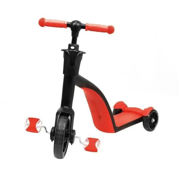 Детский самокат трансформер беговел с корзинкой Best Scooter 3 в 1 00015916 фото