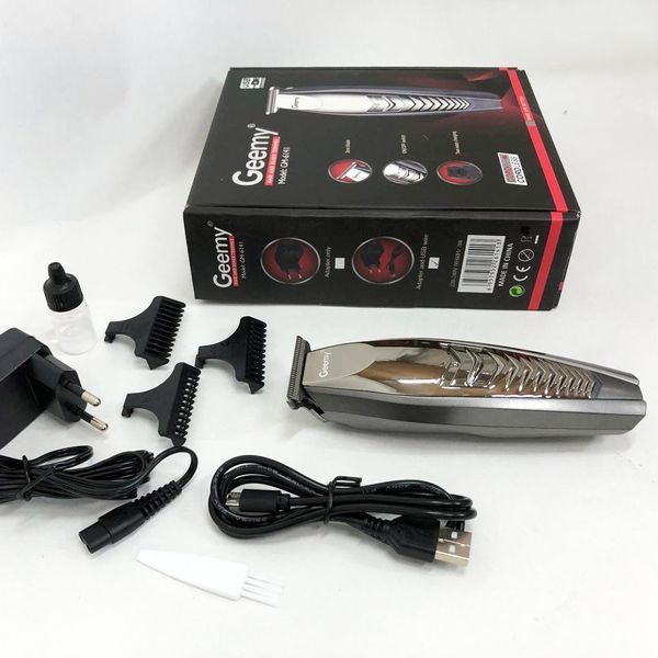 Машинка для стрижки GEMEI GM-6141, підстригальна машинка, професійна електробритва 00015494 фото