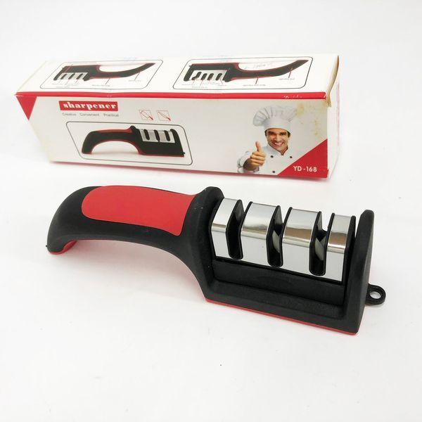 Професійна Ручна Точилка для ножів 3 рівня заточування Fast Sharpener RS-168 00019073 фото