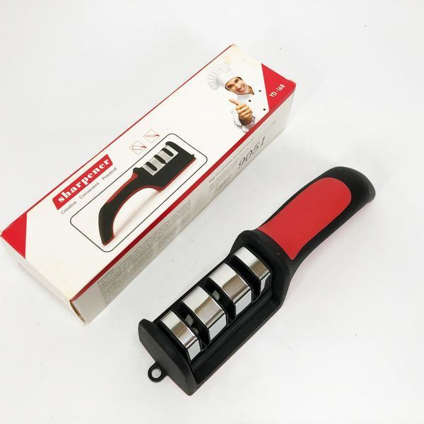 Професійна Ручна Точилка для ножів 3 рівня заточування Fast Sharpener RS-168 00019073 фото