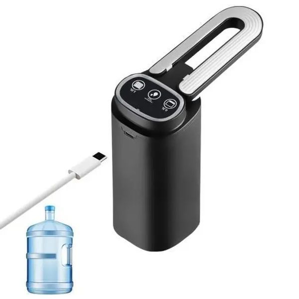 Дозатор для води автоматичний насос для пляшок із водою з USB-зарядкою чорний XL-1286 00013091 фото