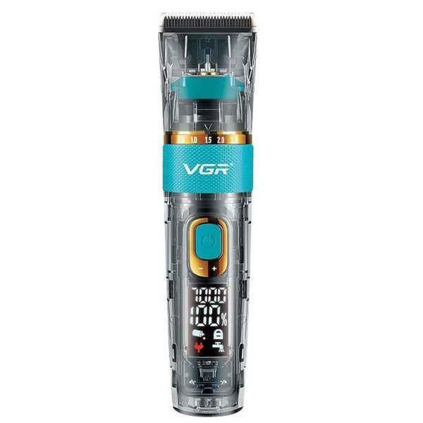 Машинка для стрижки волос и бороды VGR V-695 с LED дисплеем IPX7 влагозащита, Окантовочная машинка 00015507 фото