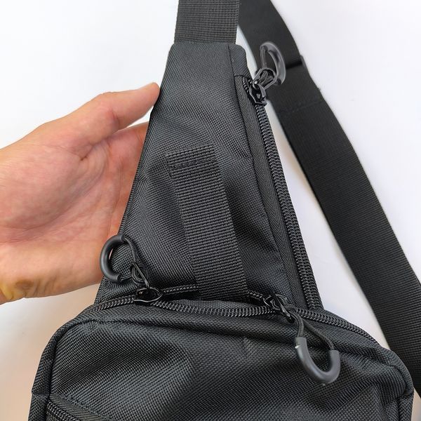 Тактическая сумка на плечо с кобурой, система MOLLE, патч-панель, Cordura 00018389 фото