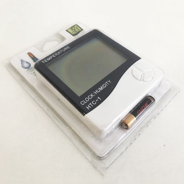 Термогигрометр Generic HTC-1 часы будильник метеостанция, Термометр гигрометр в любом месте 00012518 фото
