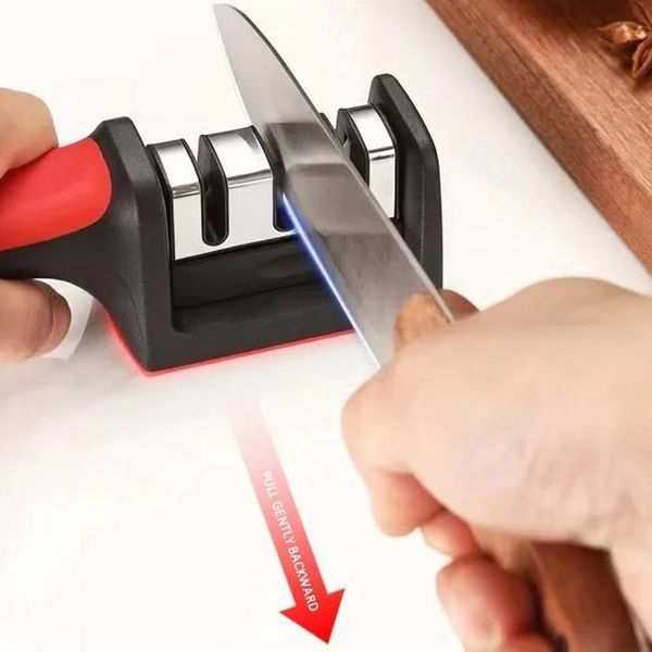 Професійна Ручна Точилка для ножів 3 рівня заточування Fast Sharpener RS-168 00019073 фото