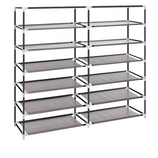 Тканинна шафа для зберігання взуття Shoe Cabinet 118х30х120 см 00014074 фото