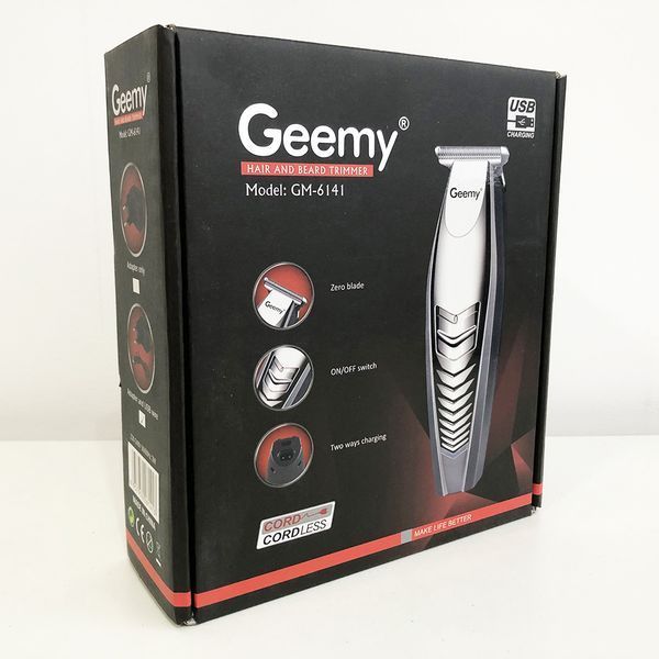 Машинка для стрижки GEMEI GM-6141, підстригальна машинка, професійна електробритва 00015494 фото