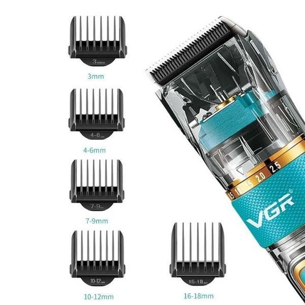 Машинка для стрижки волос и бороды VGR V-695 с LED дисплеем IPX7 влагозащита, Окантовочная машинка 00015507 фото