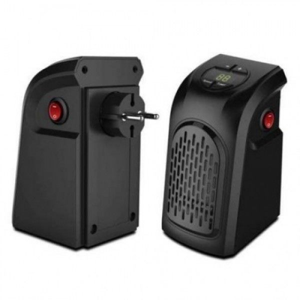 Портативный обогреватель Rovus Handy Heater Black 400 Вт, обогреватель дуйчик, бытовой тепловентилятор 00012588 фото