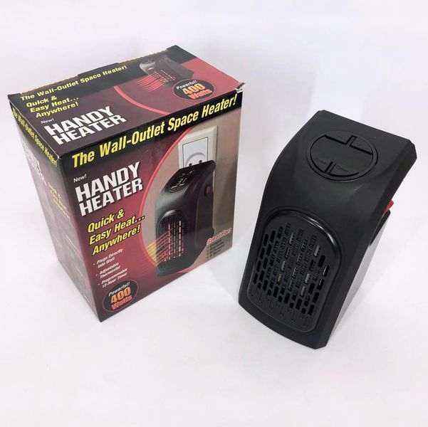 Портативный обогреватель Rovus Handy Heater Black 400 Вт, обогреватель дуйчик, бытовой тепловентилятор 00012588 фото