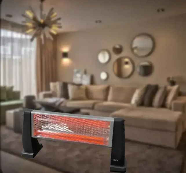 Обігрівач кварцевий інфрачервоний Hook 1000W HK-406 00018621 фото