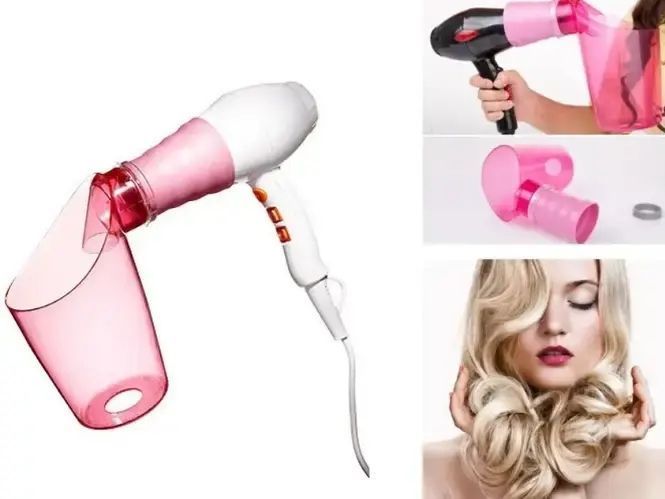 Воздушные бигуди Air Curler | Насадка для фена для завивки локонов 00021793 фото