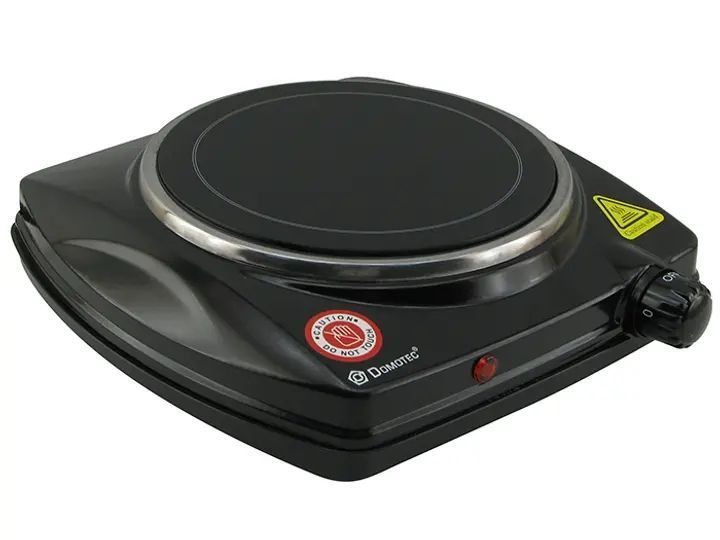 Плита инфракрасная Domotec MS-5851, настольная одноконфорочная электроплита для всех типов посуды 00021017 фото