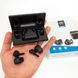 Навушники Bluetooth NIA NB710 з кейсом чорні бездротові, Навушники для тренувань сенсорні бездротові 00023812 фото 2
