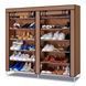 Тканинна шафа для зберігання взуття Shoe Cabinet 118х30х120 см 00014074 фото 1