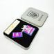 Дуговая электроимпульсная USB зажигалка Украина (металлическая коробка) HL-449. Цвет: хамелеон 00023034 фото 3