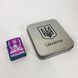 Дуговая электроимпульсная USB зажигалка Украина (металлическая коробка) HL-449. Цвет: хамелеон 00023034 фото 12