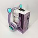 Беспроводные наушники с кошачьими ушками и RGB подсветкой Cat VZV 23M. Цвет: фиолетовый 00023855 фото 1