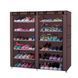 Тканинна шафа для зберігання взуття Shoe Cabinet 118х30х120 см 00014074 фото 8