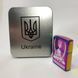 Дуговая электроимпульсная USB зажигалка Украина (металлическая коробка) HL-449. Цвет: хамелеон 00023034 фото 7
