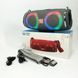 Портативная колонка TG642 с RGB подсветкой и ремешком, портативная колонка с Bluetooth. Цвет: серый 00017213 фото 1