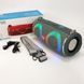 Портативная колонка TG642 с RGB подсветкой и ремешком, портативная колонка с Bluetooth. Цвет: серый 00017213 фото 11