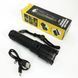 Фонарик PLD-H007 White Laser LED PM10-TG с встроенным аккумулятором PowerBank, Фонарик тактический ручной 00023459 фото 18