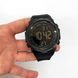 Часы наручные мужские SKMEI 1845BK BLACK, водонепроницаемые мужские часы. Цвет: черный 00022139 фото 9