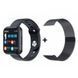 Смарт-часы Smart Watch T88 Спортивные с пульсометром, тонометром, два браслета. Цвет: черный 00022443 фото 3