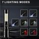 Кишеньковий ліхтарик PLD-603 White з LED-лазером PM10-TG+18SMD (білий+червоний), Лед ліхтар переносний 00023467 фото 7