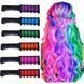 Набір крейди для волосся 10 шт Hair chalk Різнокольорові барвники гребінець для дітей та дорослих 00014596 фото 1