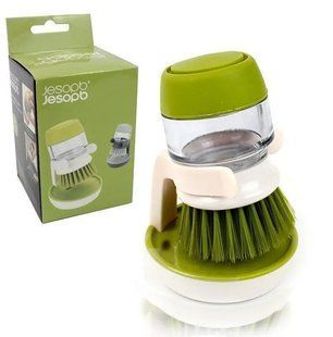 Щітка для миття посуду з дозатором для миючого засобу Soap Brush 00012828 фото