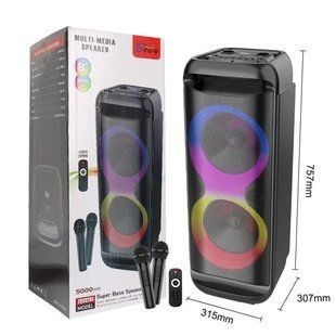 Беспроводная караоке-колонка с двумя микрофонами SPS ZQS8288 00018233 фото